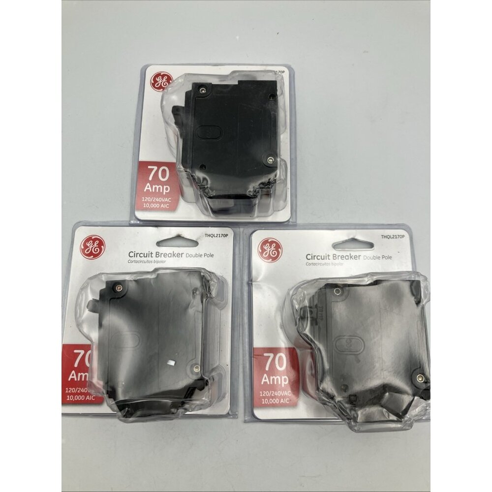 GE 70 Amp 2 in. Double-Pole Circuit Breaker THQL2170P (3)